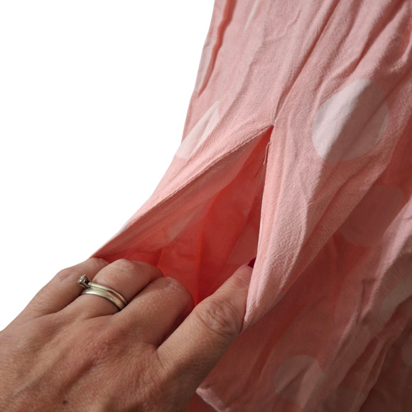 Petal + Pup Pink Polka Dot Sundress Spaghetti Strap with pockets size 8 - Picture 8 of 8